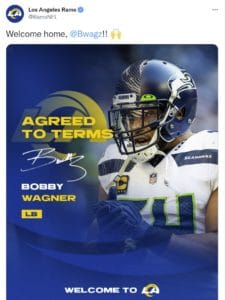 Congratulations, Bobby Wagner